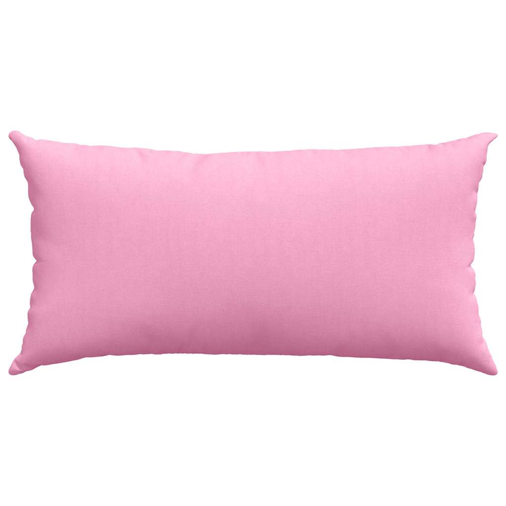 Kanapé párnák 2 pcs Rózsaszín 80 x 40 cm szövet