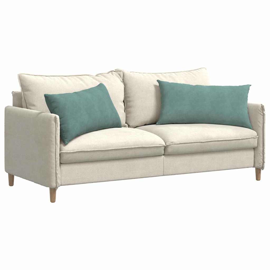 Kanapé párnák 2 pcs Tengeri Zöld 80 x 40 cm Bársonyos szövet
