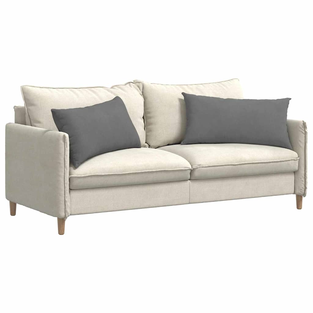 Kanapé párnák 2 pcs Sötétszürke 80 x 40 cm szövet