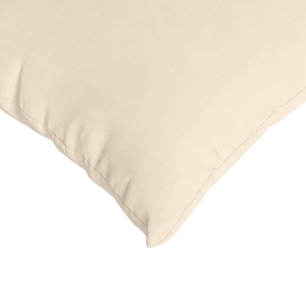 Kanapé párnák 2 pcs Bézs 80 x 40 cm szövet
