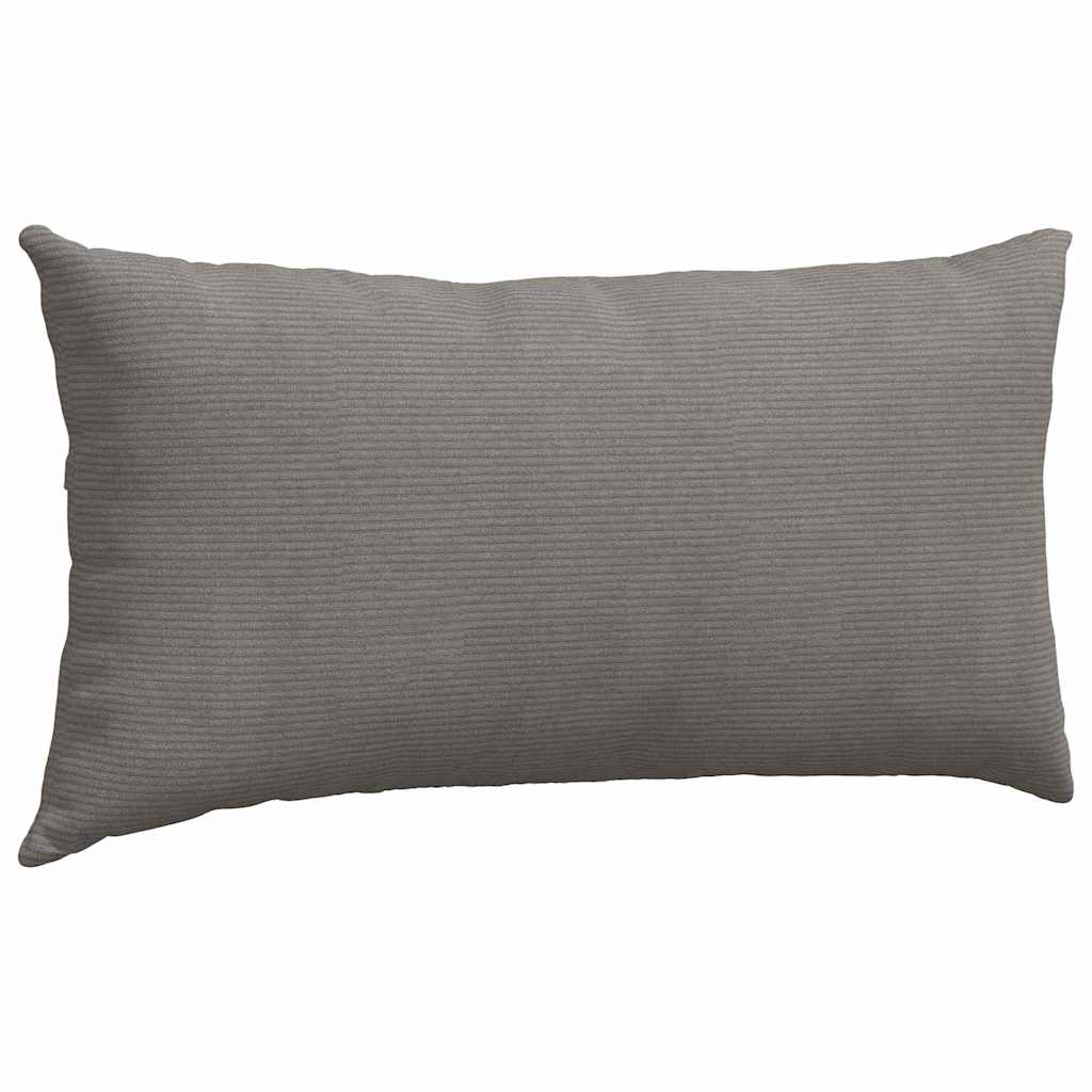 Kanapé párnák 2 pcs Világosszürke 80 x 40 cm Bársonyos szövet