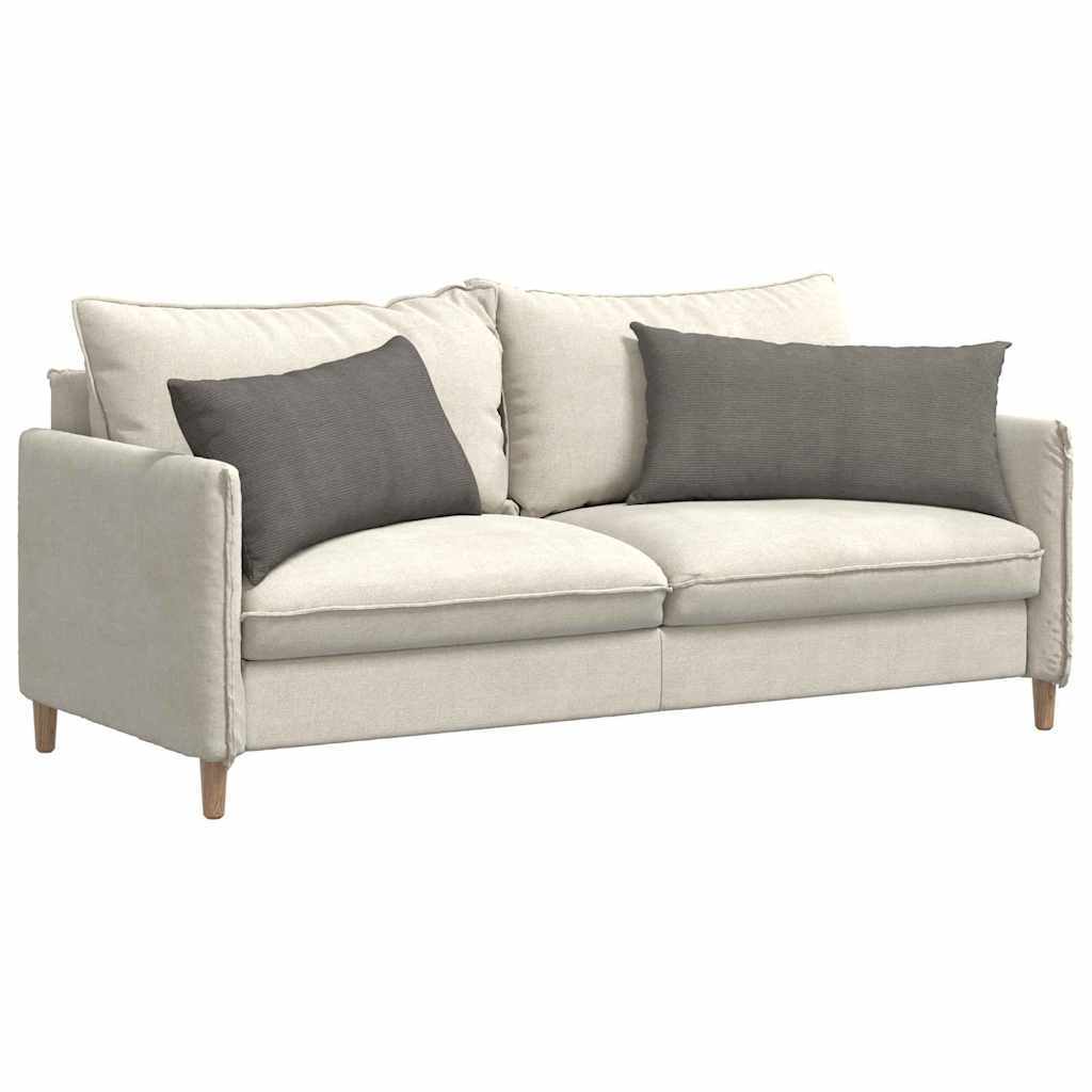 Kanapé párnák 2 pcs Világosszürke 80 x 40 cm Bársonyos szövet