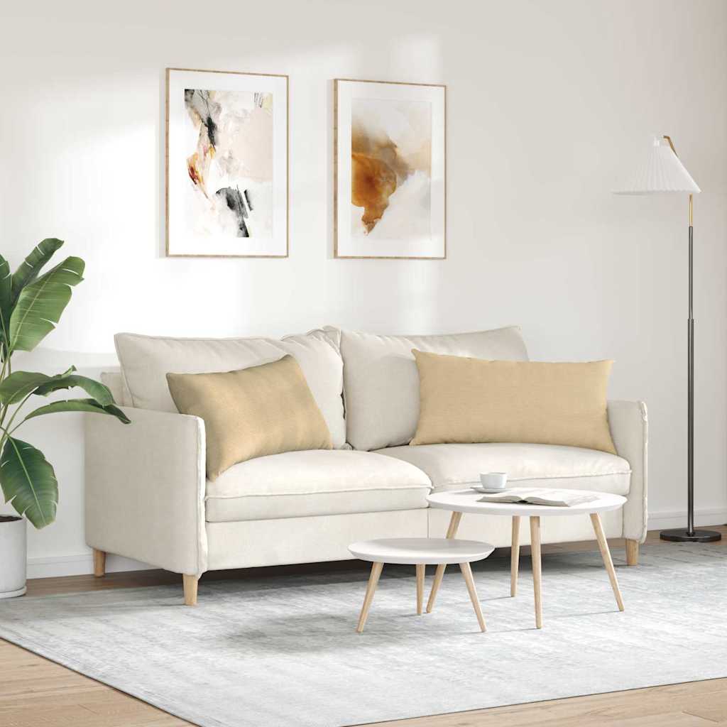Kanapé párnák 2 pcs Szürke zöld 80 x 40 cm Bársonyos szövet