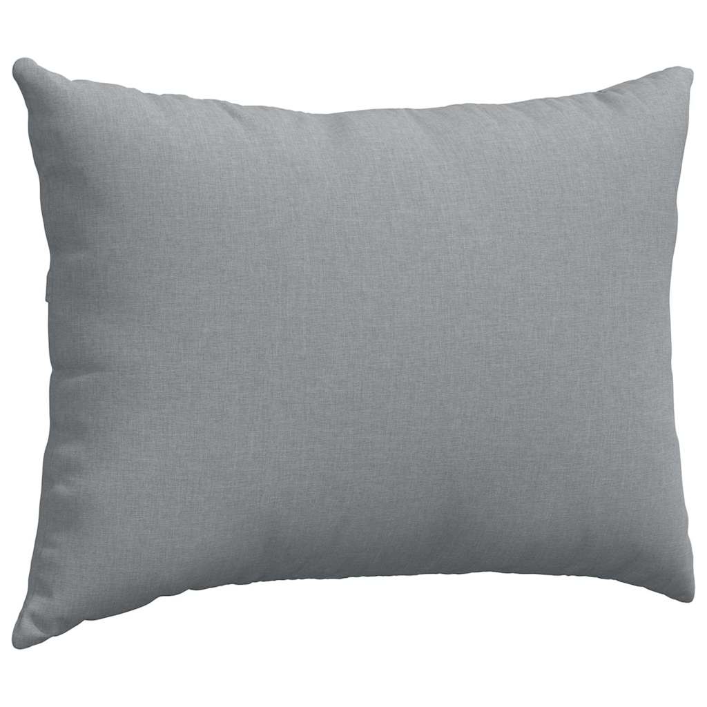 Kanapé párnák 2 pcs Világosszürke 70 x 50 cm szövet