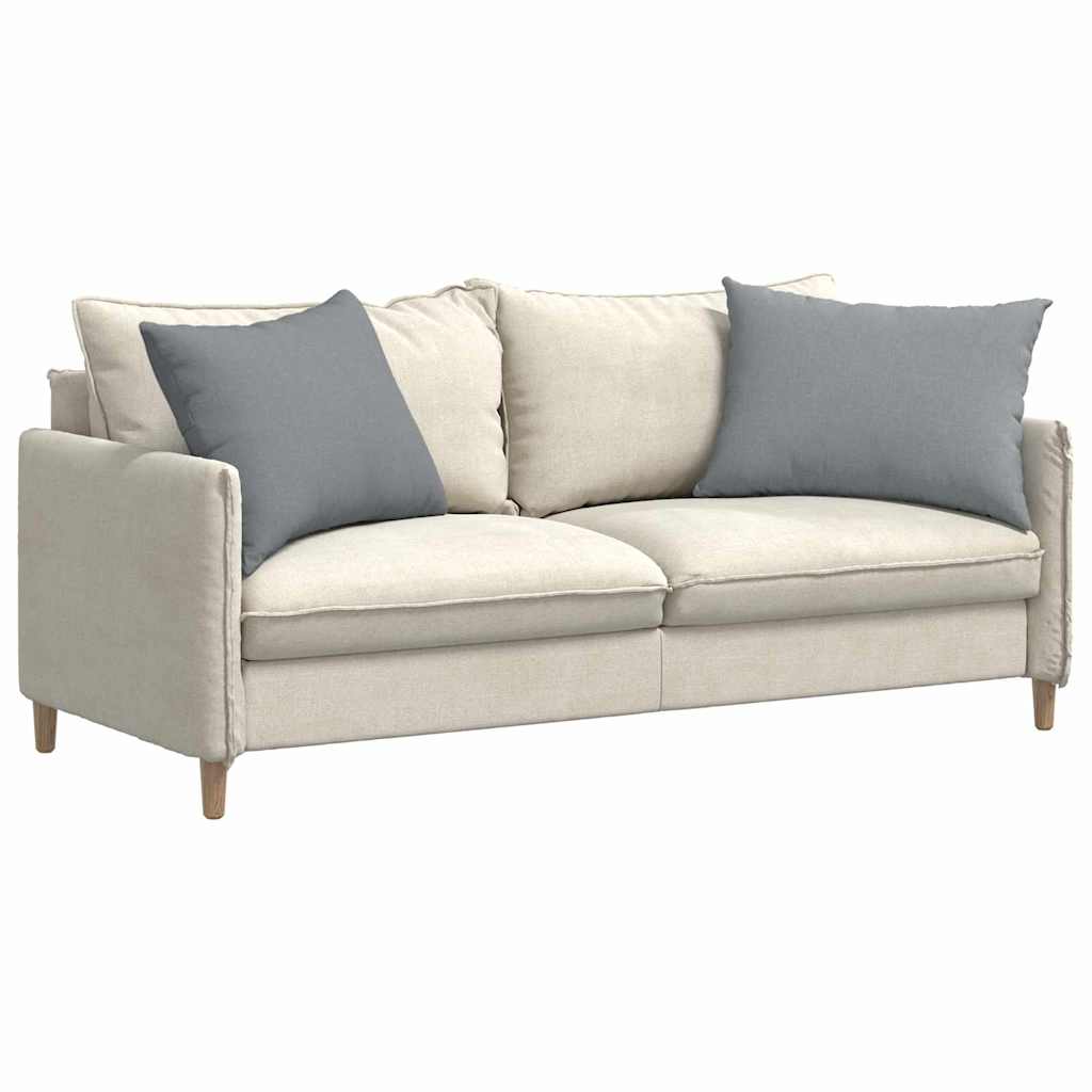 Kanapé párnák 2 pcs Világosszürke 70 x 50 cm szövet