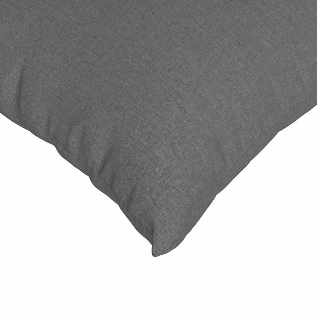 Kanapé párnák 2 pcs Sötétszürke 70 x 50 cm szövet