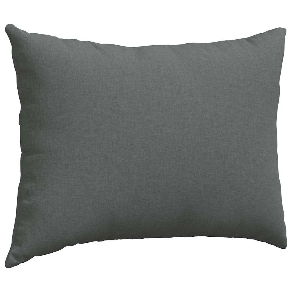 Kanapé párnák 2 pcs Sötétszürke 70 x 50 cm szövet