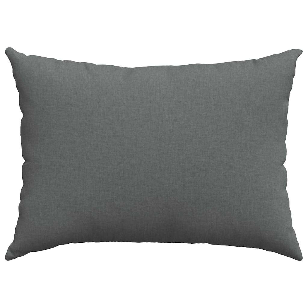 Kanapé párnák 2 pcs Sötétszürke 70 x 50 cm szövet