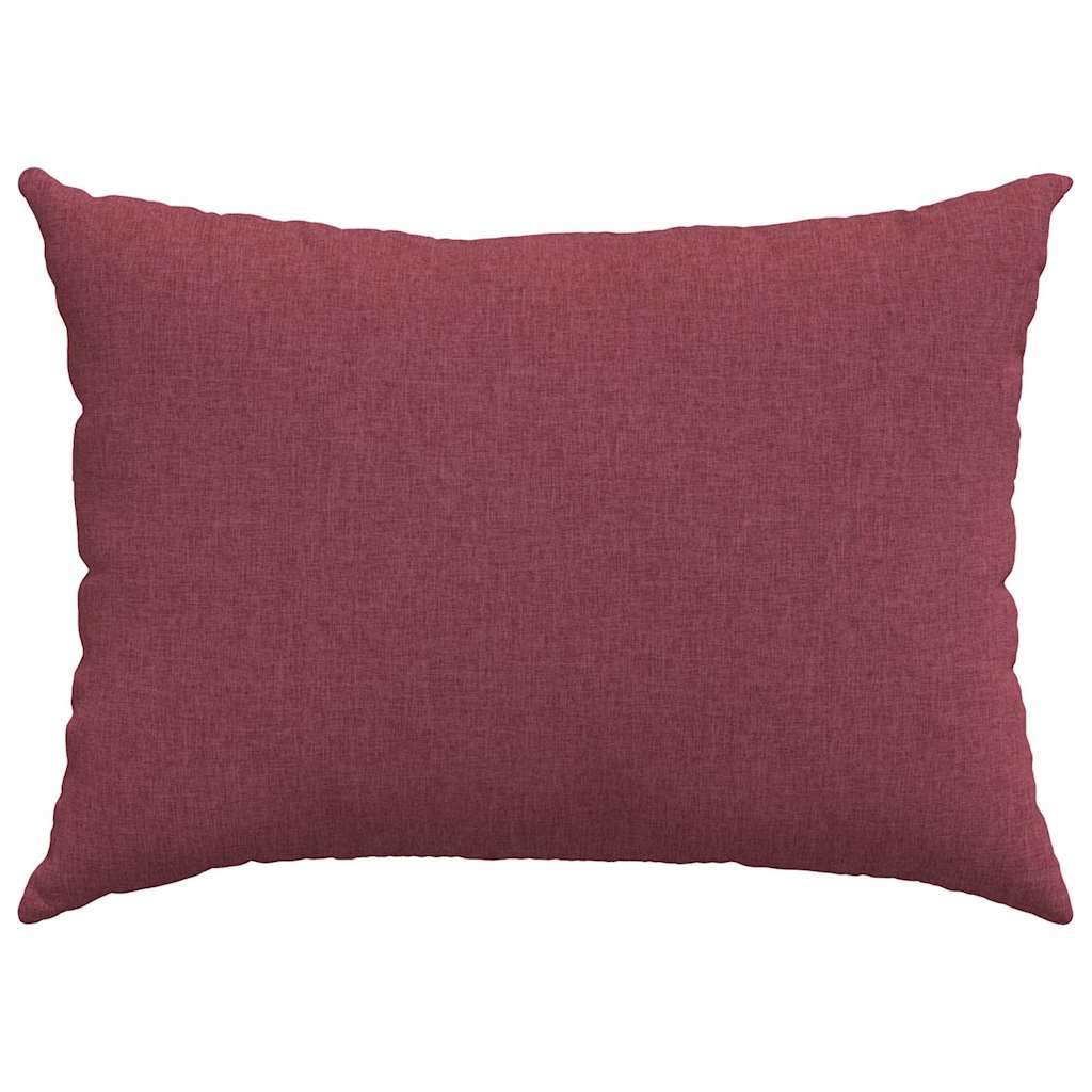 Kanapé párnák 2 pcs Bordó 70 x 50 cm szövet
