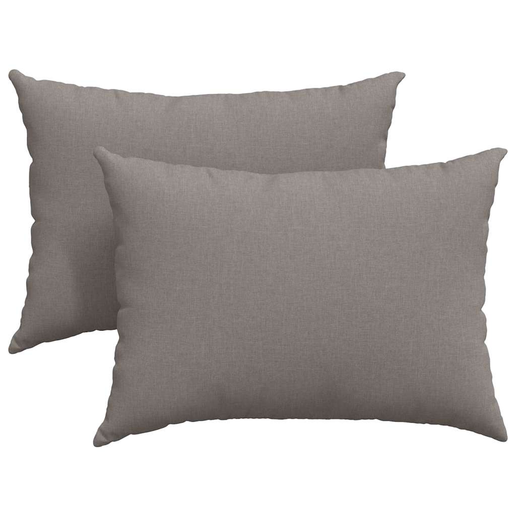 Kanapé párnák 2 pcs Tópszínű 70 x 50 cm szövet