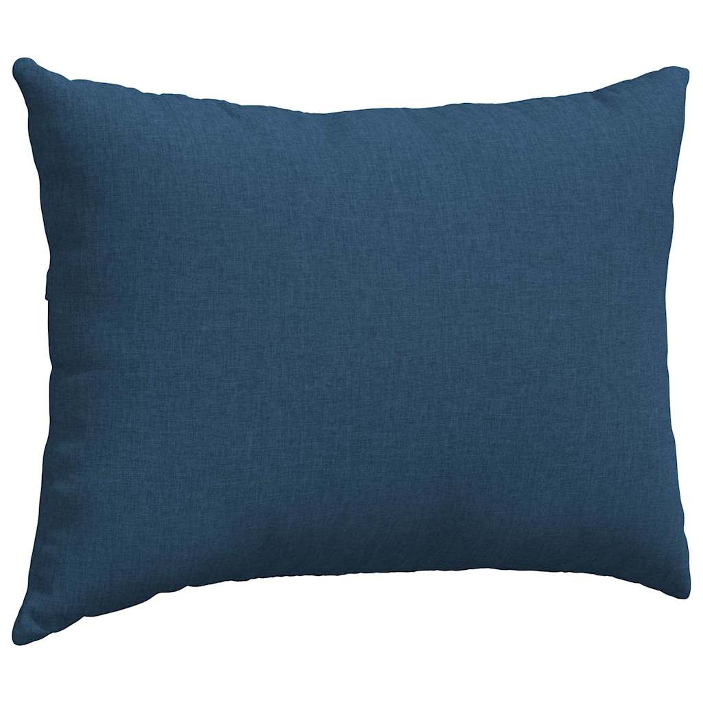 Kanapé párnák 2 pcs Kék 70 x 50 cm szövet