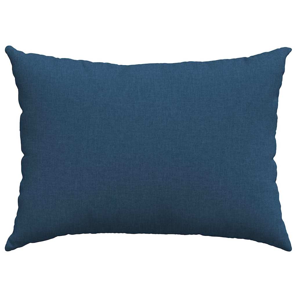 Kanapé párnák 2 pcs Kék 70 x 50 cm szövet