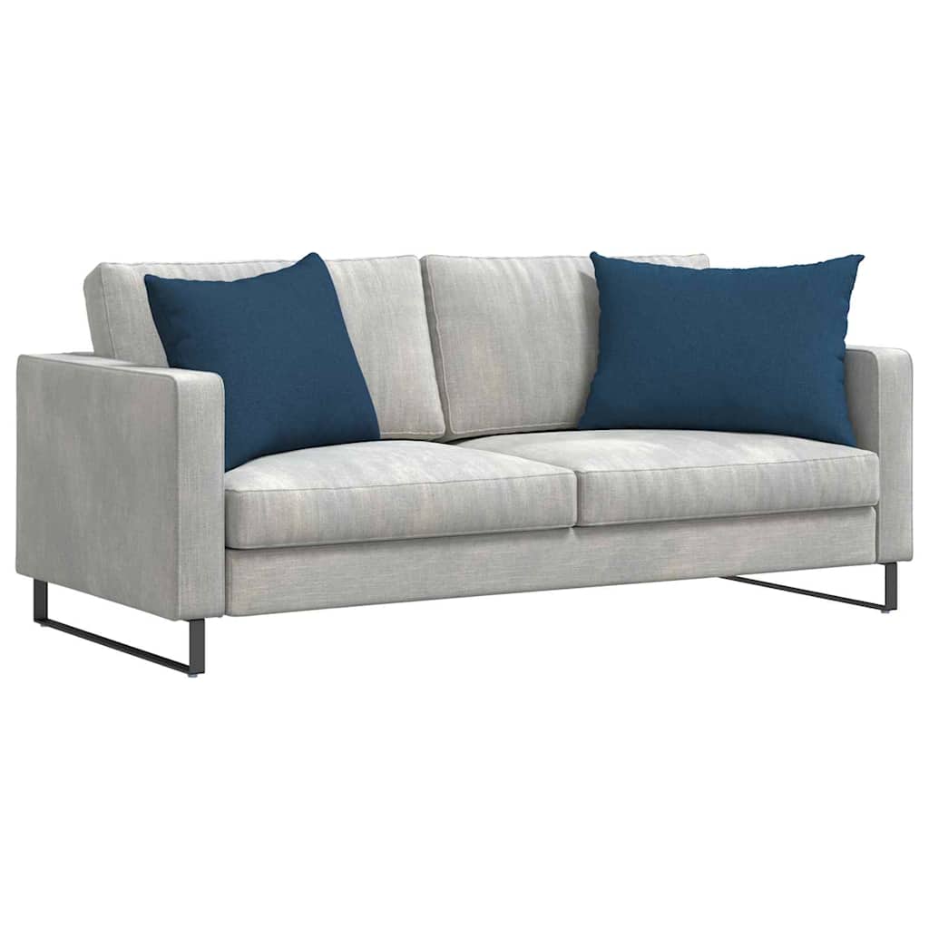 Kanapé párnák 2 pcs Kék 70 x 50 cm szövet