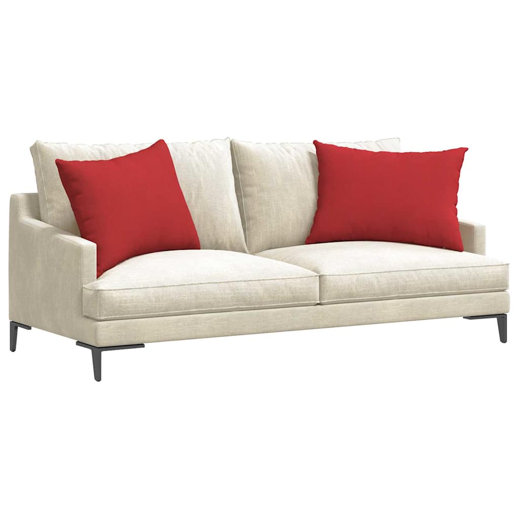 Kanapé párnák 2 pcs Piros 70 x 50 cm szövet