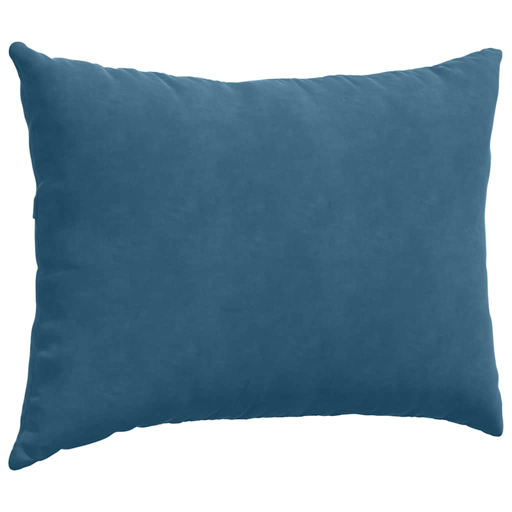 Kanapé párnák 2 pcs Kék 70 x 50 cm Bársonyos szövet