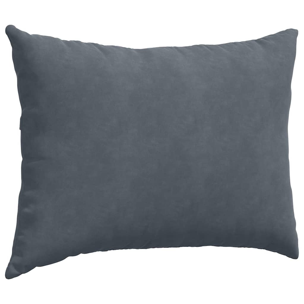 Kanapé párnák 2 pcs Sötétszürke 70 x 50 cm Bársonyos szövet