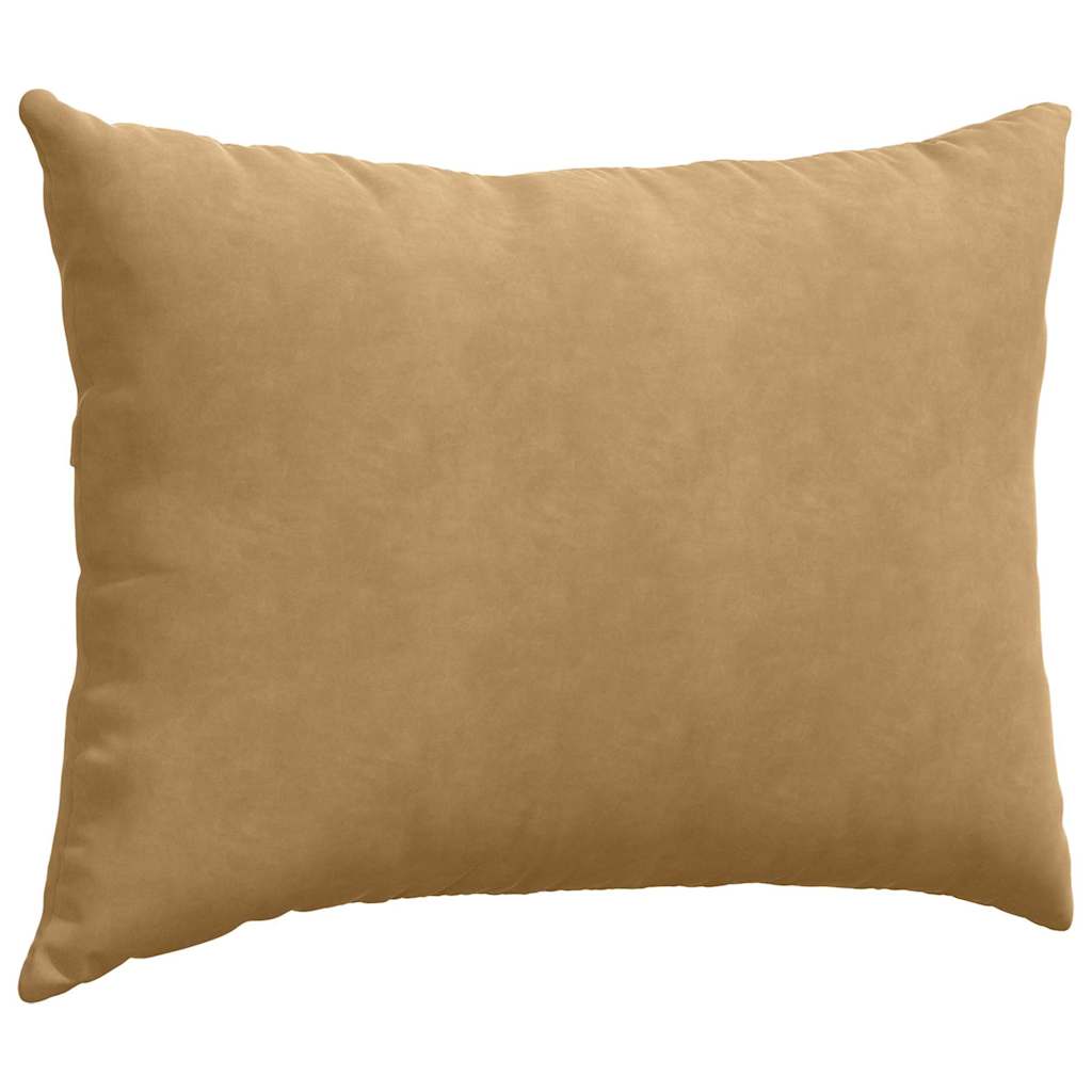 Kanapé párnák 2 pcs Barna 70 x 50 cm Bársonyos szövet