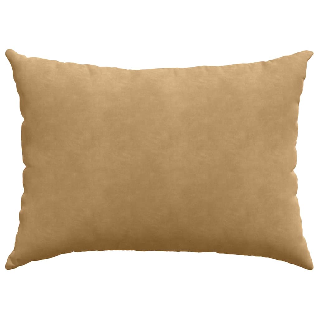 Kanapé párnák 2 pcs Barna 70 x 50 cm Bársonyos szövet
