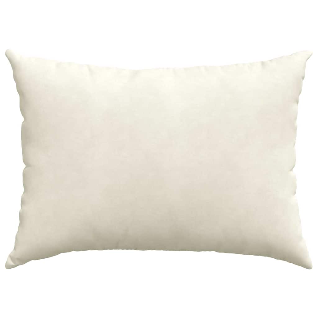 Kanapé párnák 2 pcs Krém 70 x 50 cm Bársonyos szövet