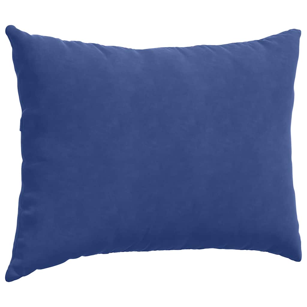 Kanapé párnák 2 pcs Rendőrségi kék 70 x 50 cm Bársonyos szövet