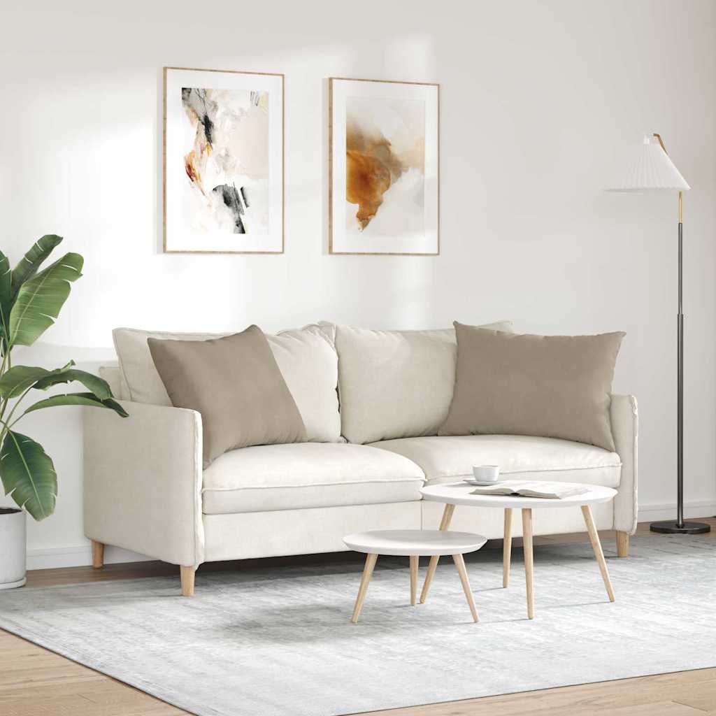 Kanapé párnák 2 pcs Tópszínű 70 x 50 cm szövet