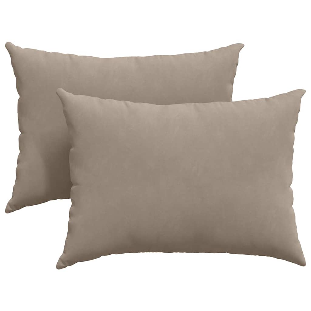 Kanapé párnák 2 pcs Tópszínű 70 x 50 cm szövet