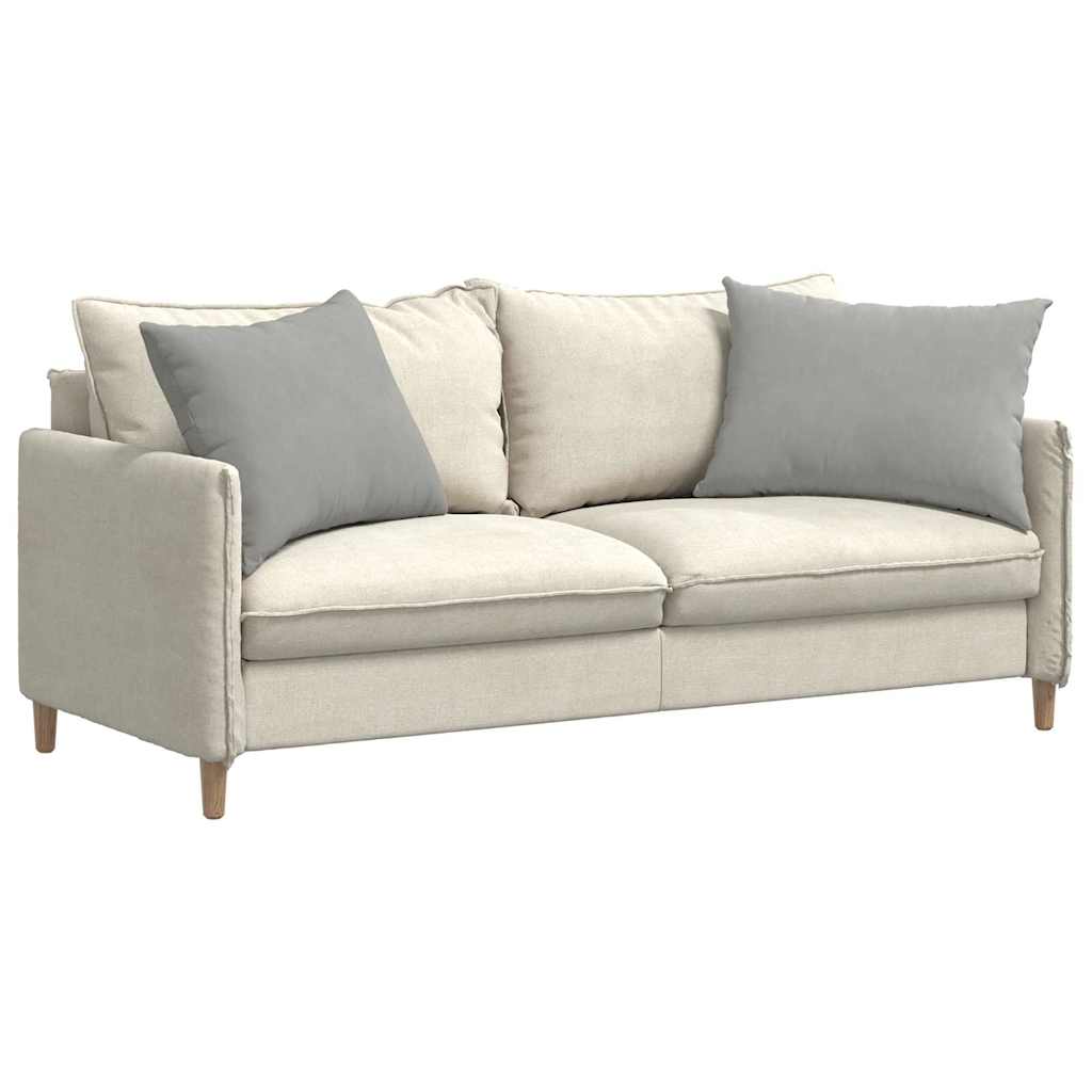 Kanapé párnák 2 pcs Világosszürke 70 x 50 cm szövet
