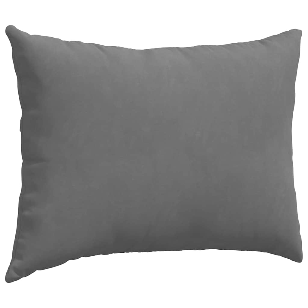 Kanapé párnák 2 pcs Sötétszürke 70 x 50 cm szövet
