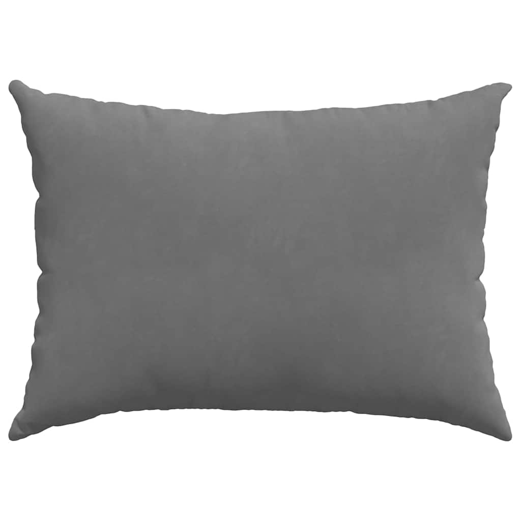 Kanapé párnák 2 pcs Sötétszürke 70 x 50 cm szövet