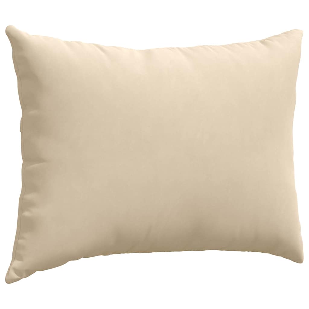 Kanapé párnák 2 pcs Krém 70 x 50 cm szövet