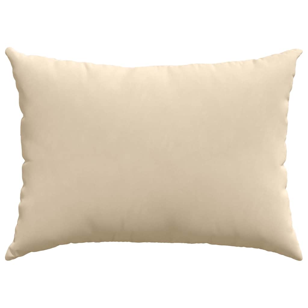 Kanapé párnák 2 pcs Krém 70 x 50 cm szövet