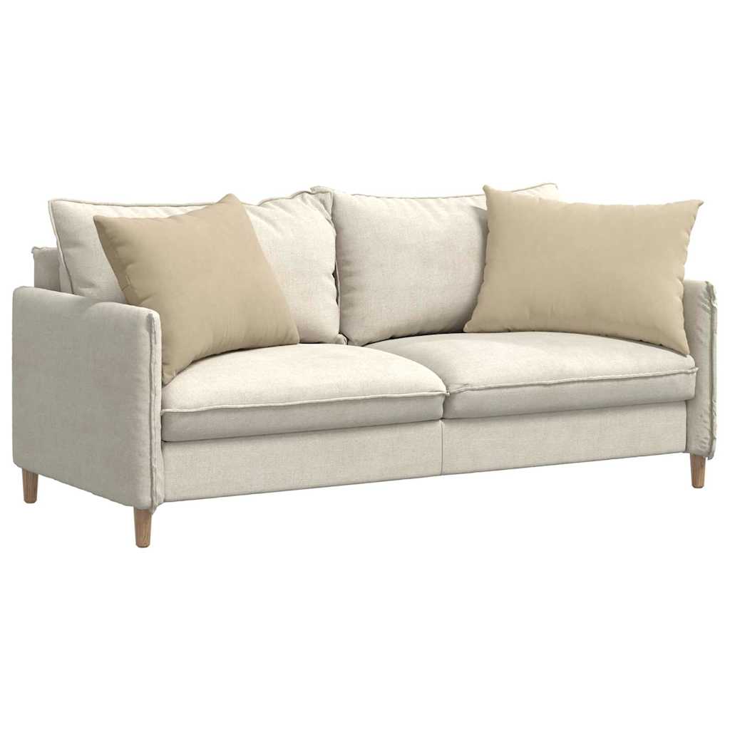 Kanapé párnák 2 pcs Krém 70 x 50 cm szövet