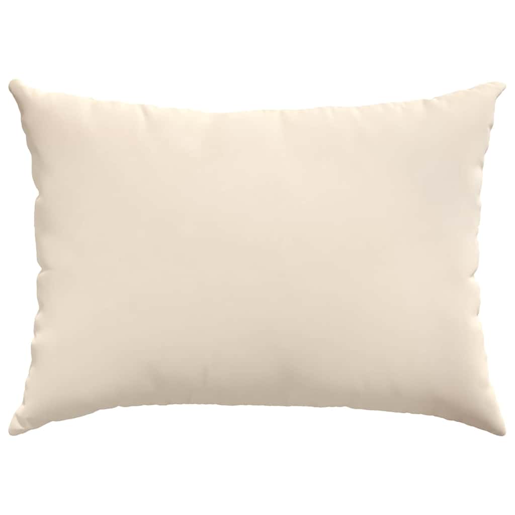 Kanapé párnák 2 pcs Bézs 70 x 50 cm szövet