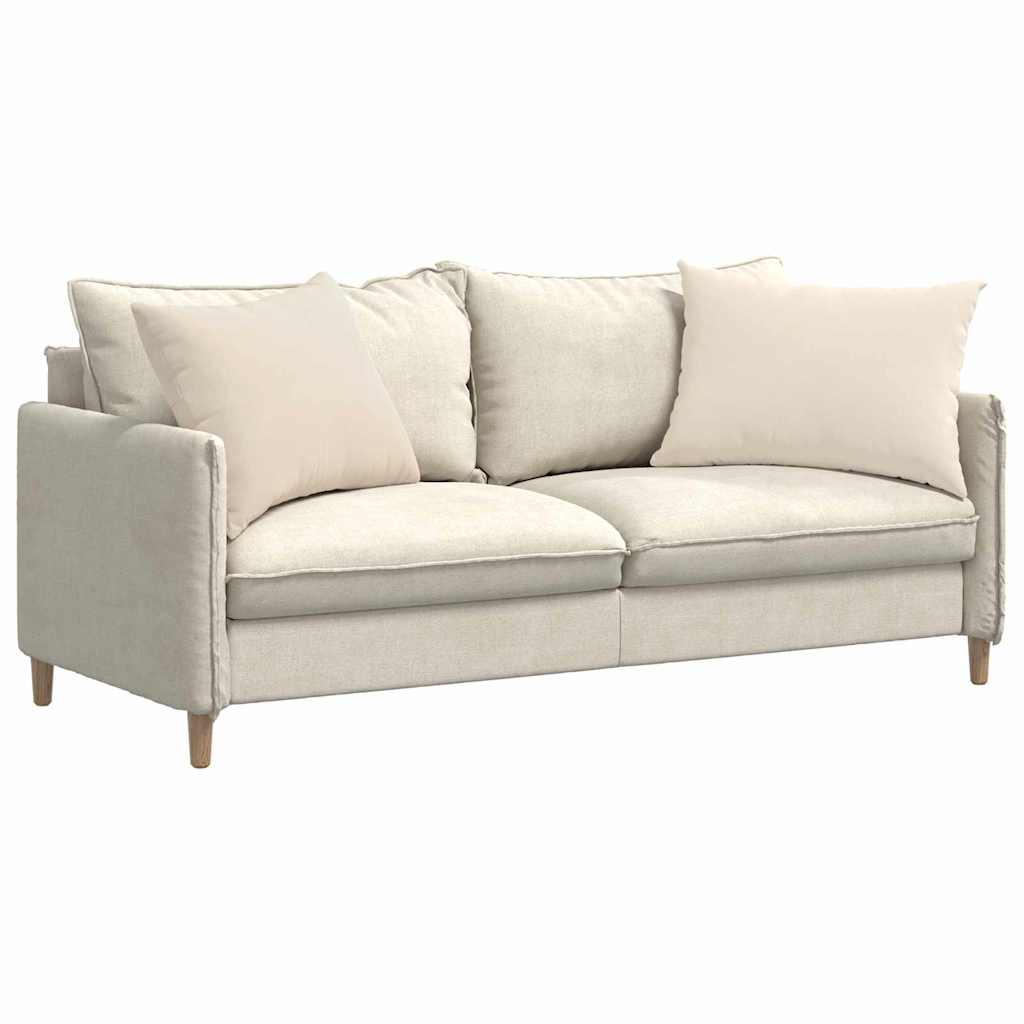 Kanapé párnák 2 pcs Bézs 70 x 50 cm szövet