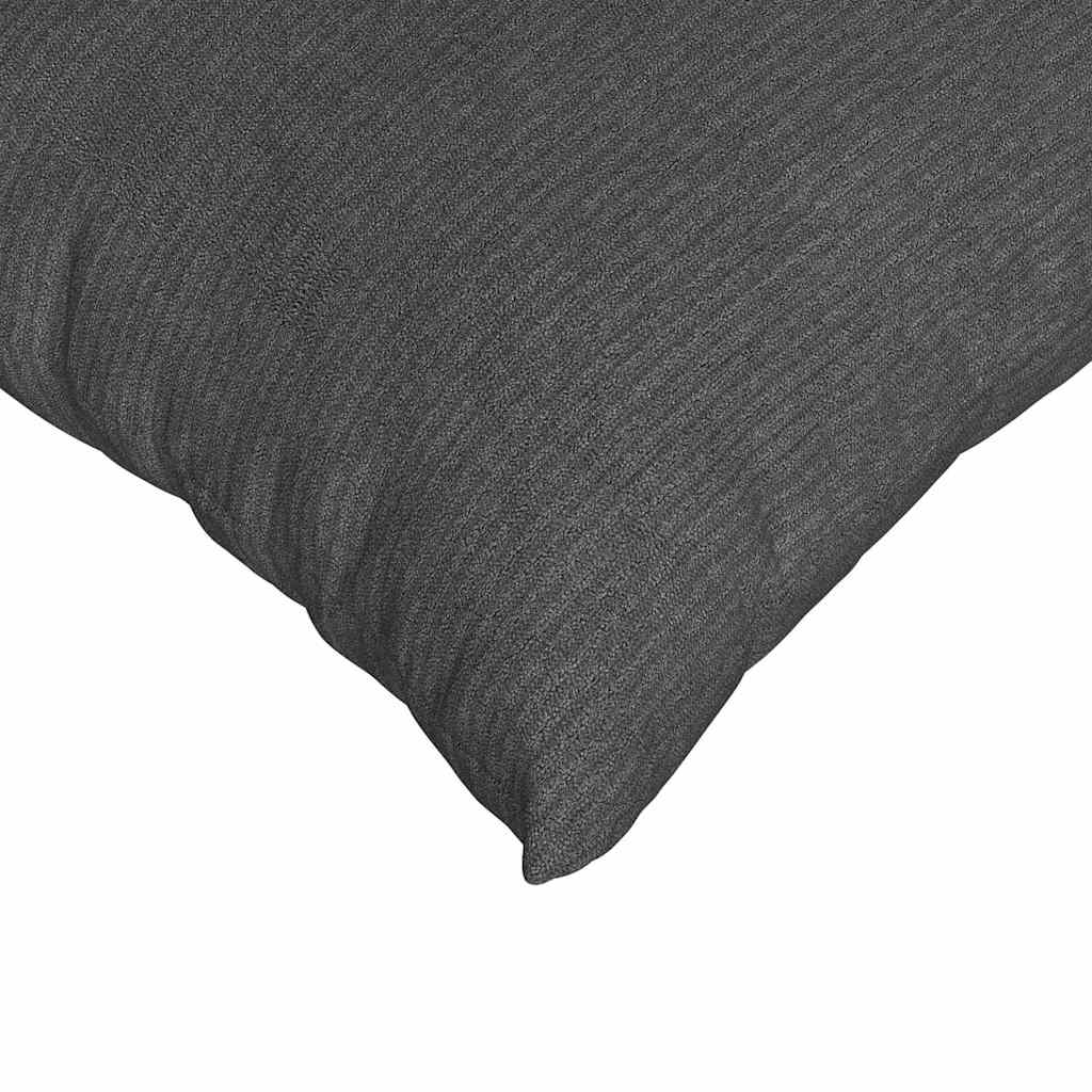 Kanapé párnák 2 pcs Sötétszürke 70 x 50 cm Bársonyos szövet