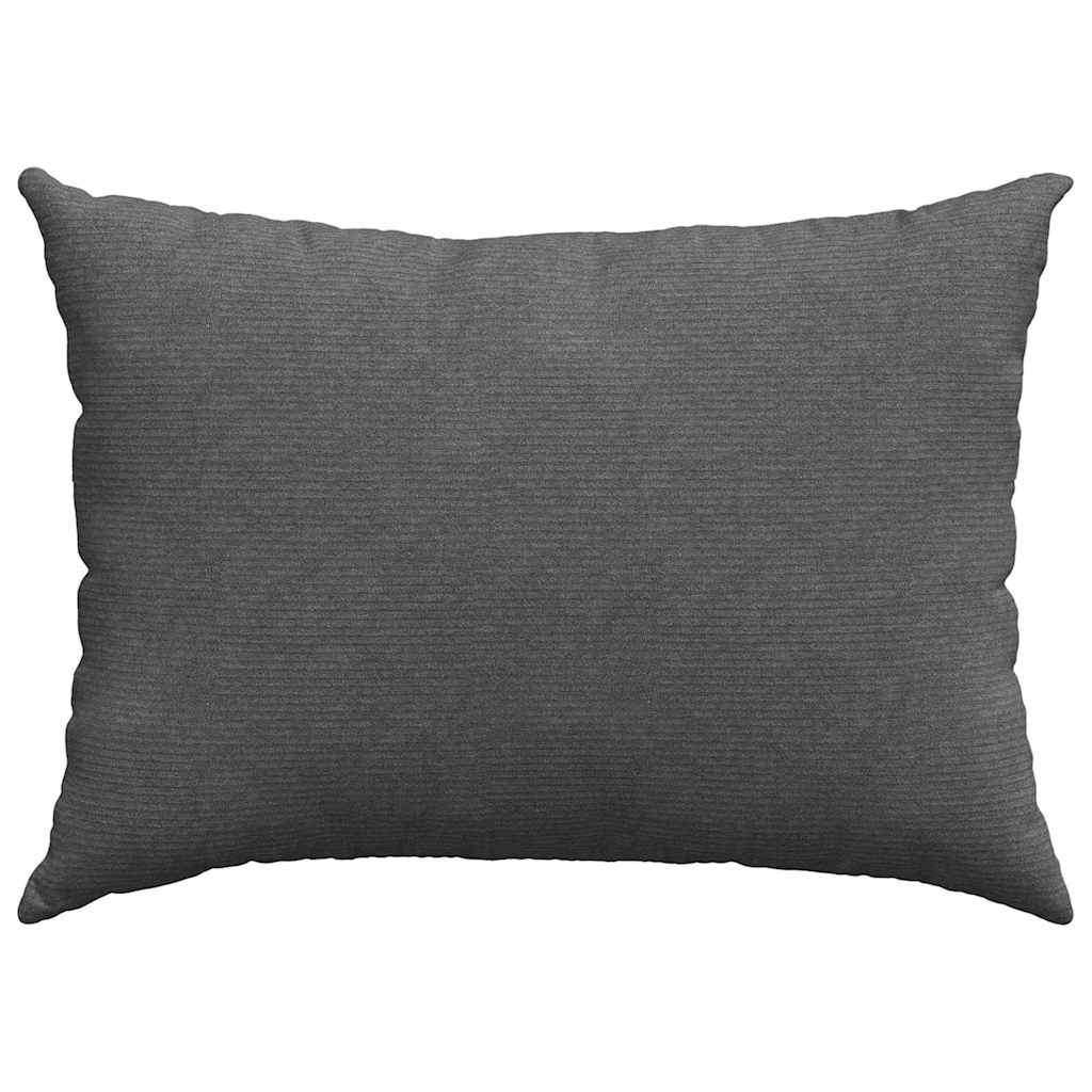 Kanapé párnák 2 pcs Sötétszürke 70 x 50 cm Bársonyos szövet