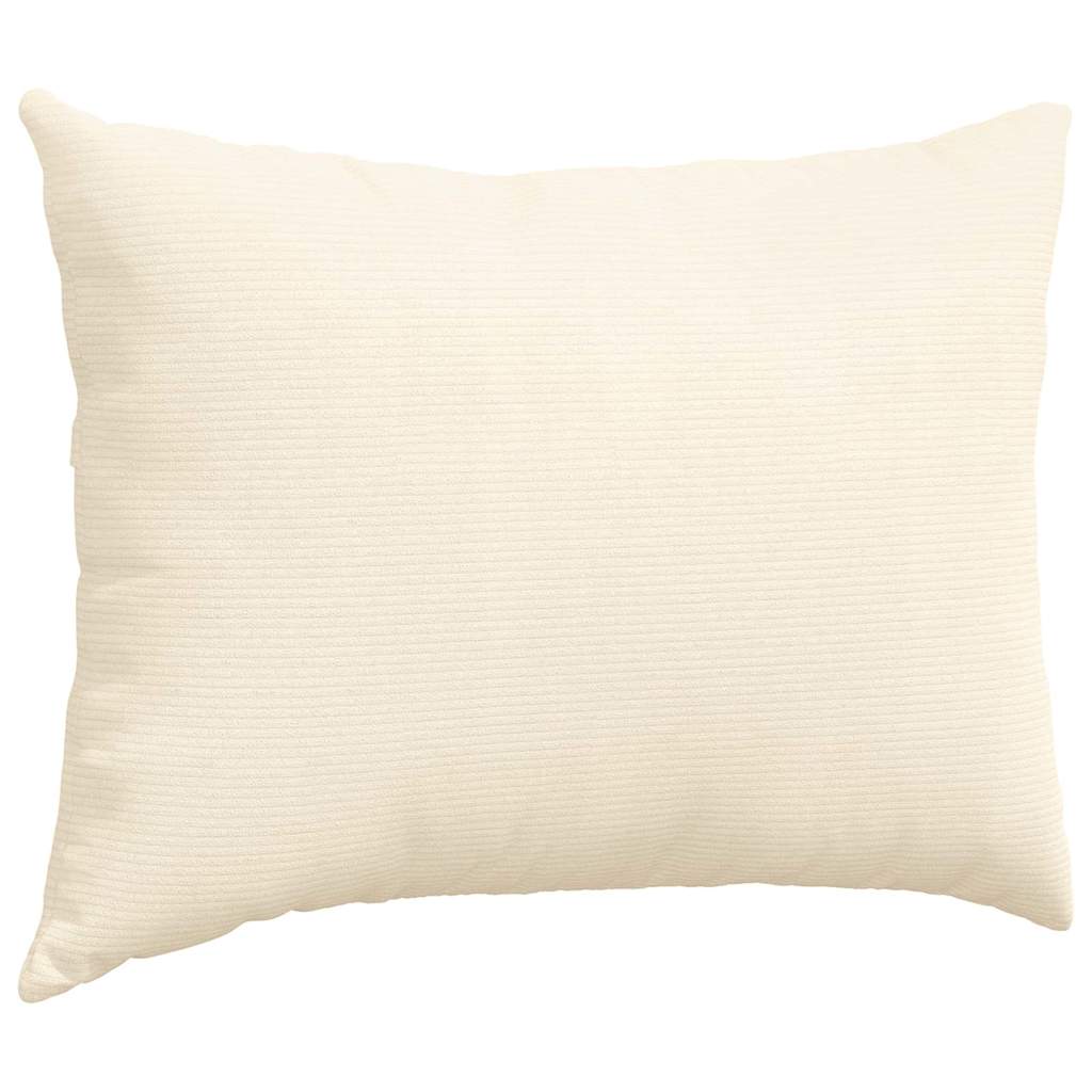Kanapé párnák 2 pcs Krém 70 x 50 cm Bársonyos szövet