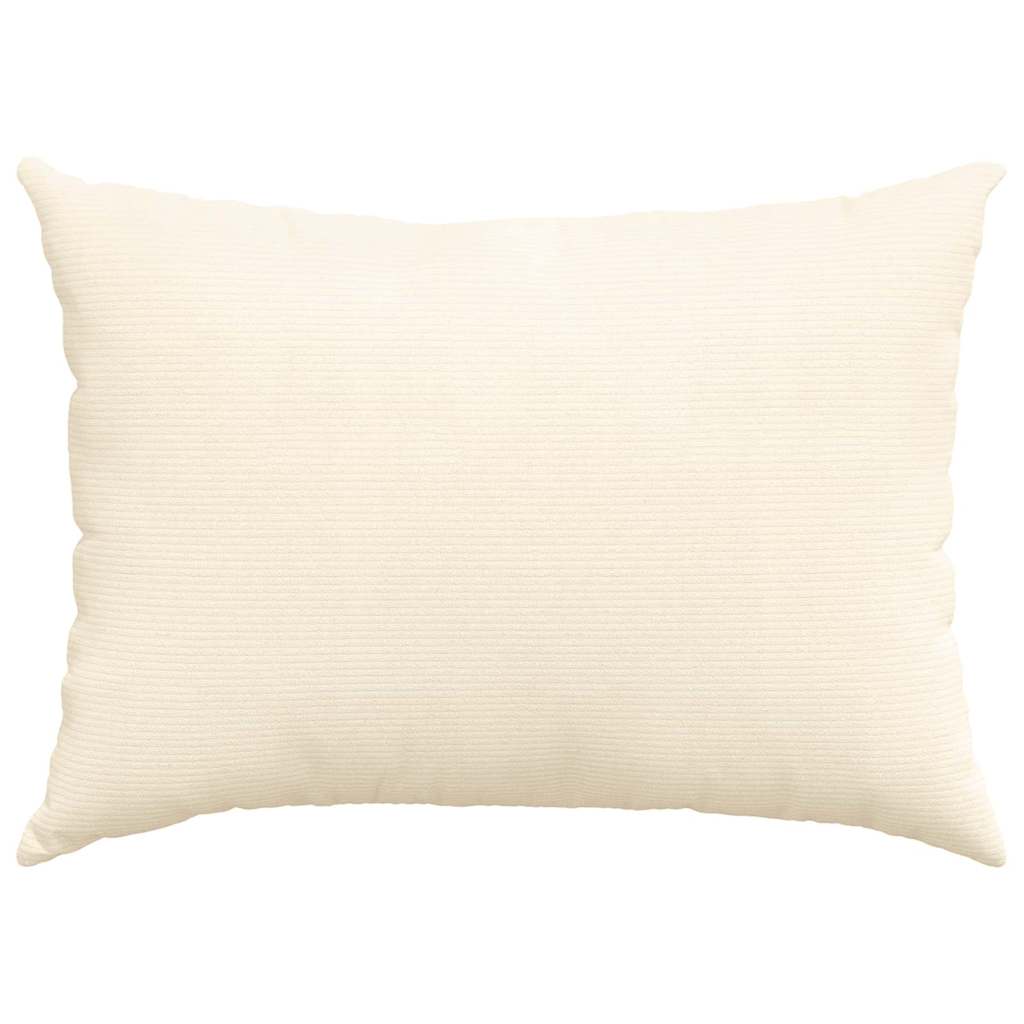 Kanapé párnák 2 pcs Krém 70 x 50 cm Bársonyos szövet