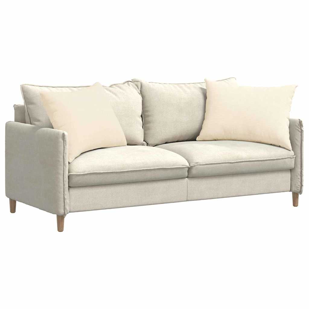 Kanapé párnák 2 pcs Krém 70 x 50 cm Bársonyos szövet