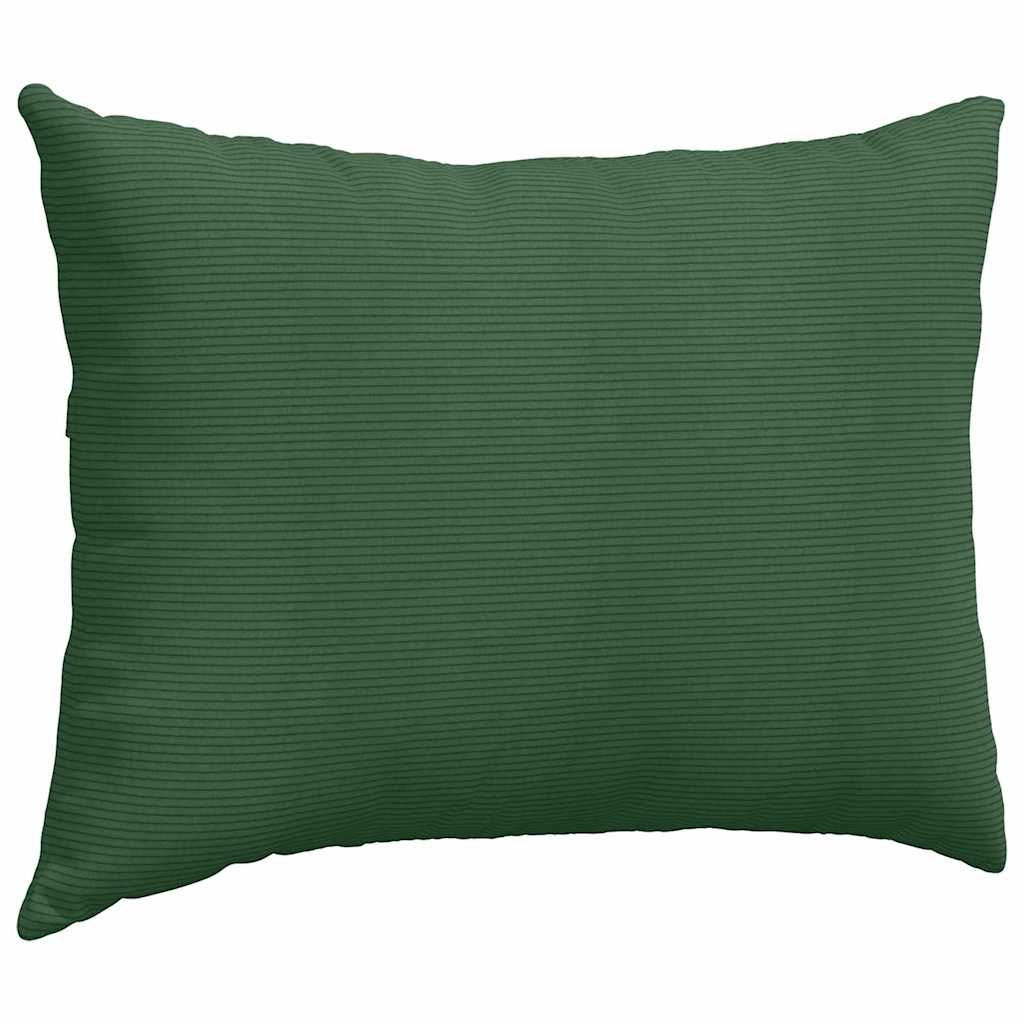 Kanapé párnák 2 pcs Sötétzöld 70 x 50 cm Bársonyos szövet