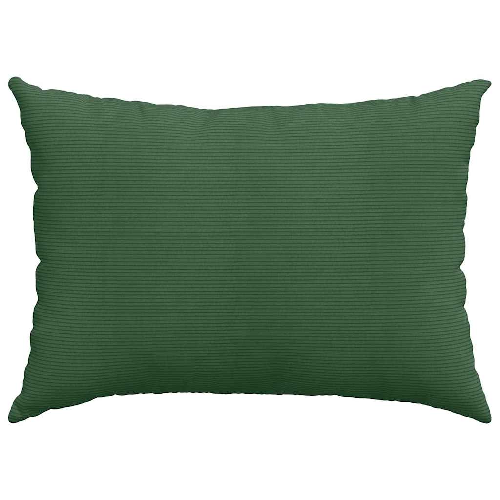 Kanapé párnák 2 pcs Sötétzöld 70 x 50 cm Bársonyos szövet
