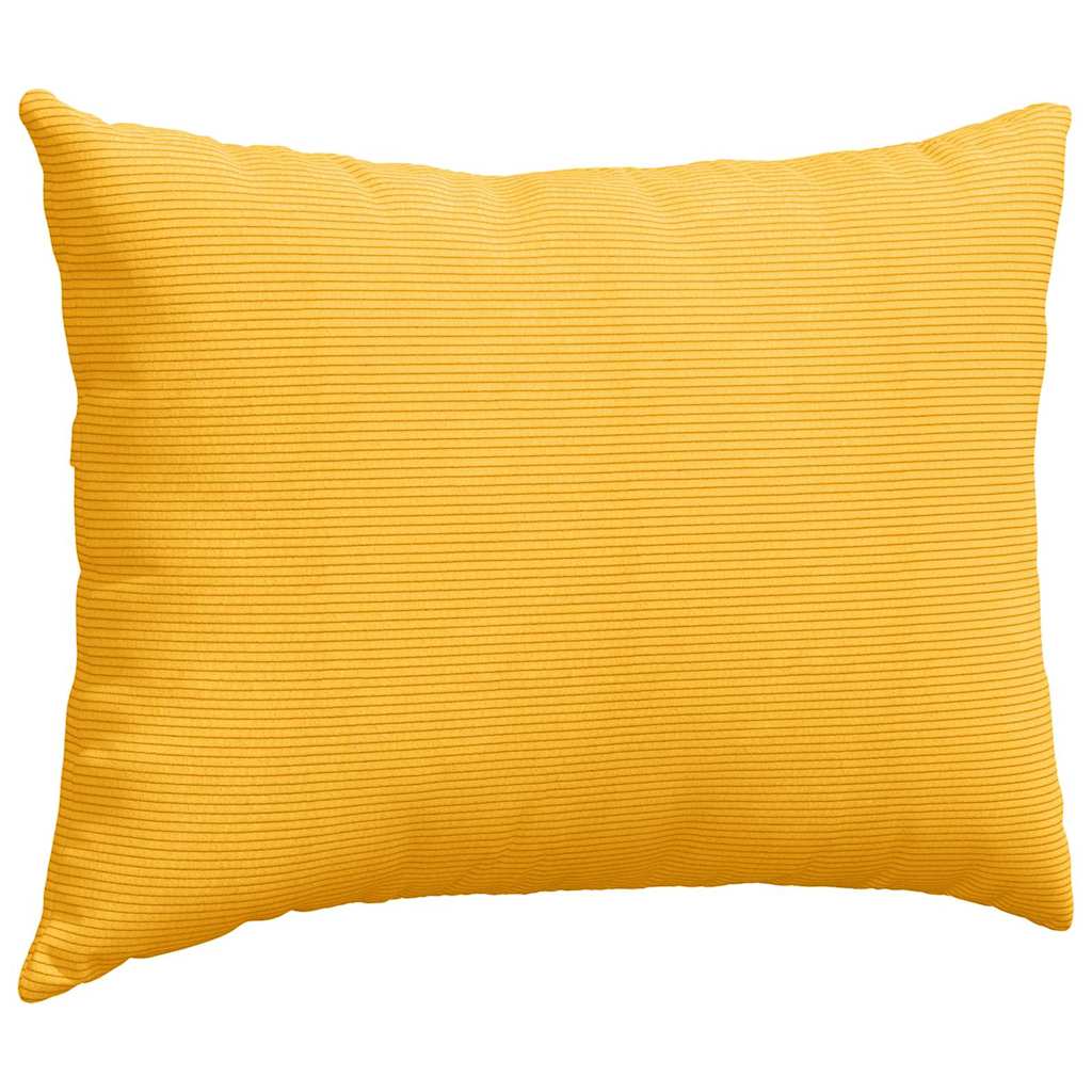 Kanapé párnák 2 pcs Világos sárga 70 x 50 cm Bársonyos szövet