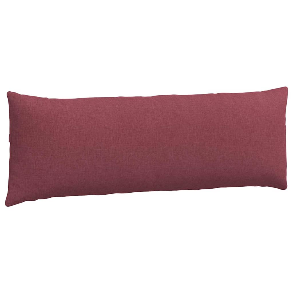 Kanapé párnák 2 pcs Bordó 120 x 40 cm szövet