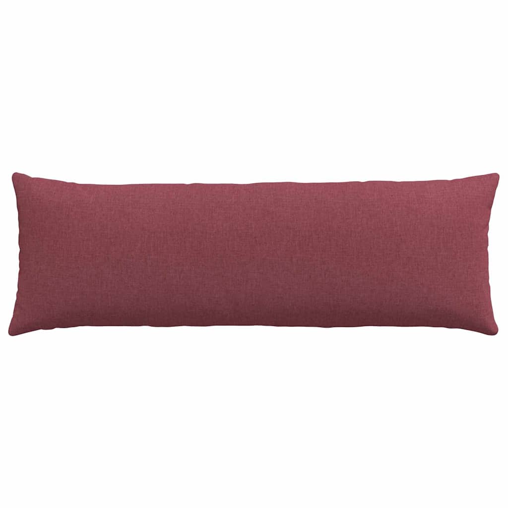 Kanapé párnák 2 pcs Bordó 120 x 40 cm szövet