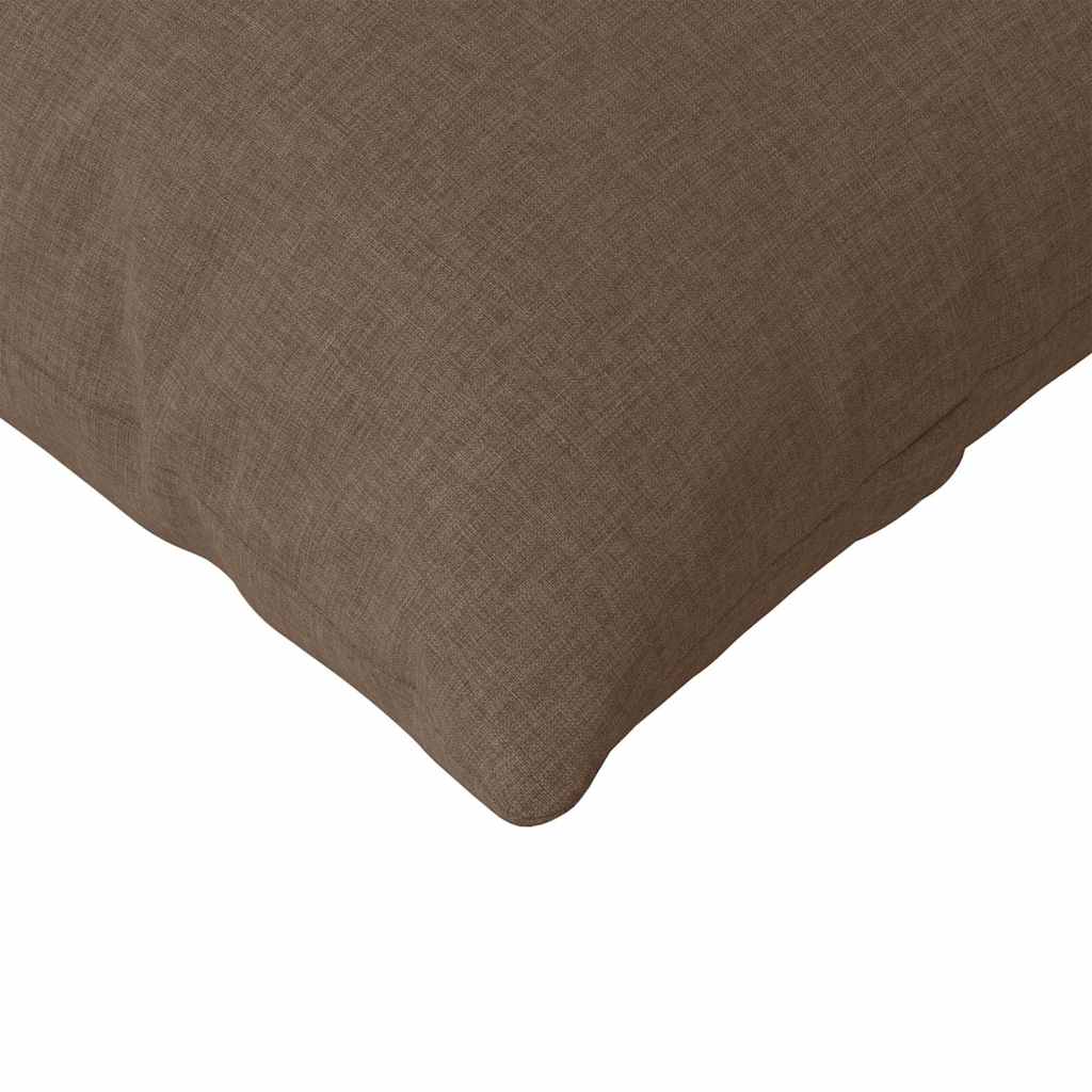 Kanapé párnák 2 pcs Barna 120 x 40 cm szövet