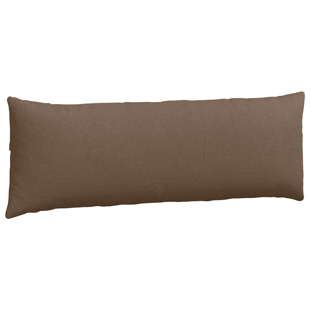 Kanapé párnák 2 pcs Barna 120 x 40 cm szövet