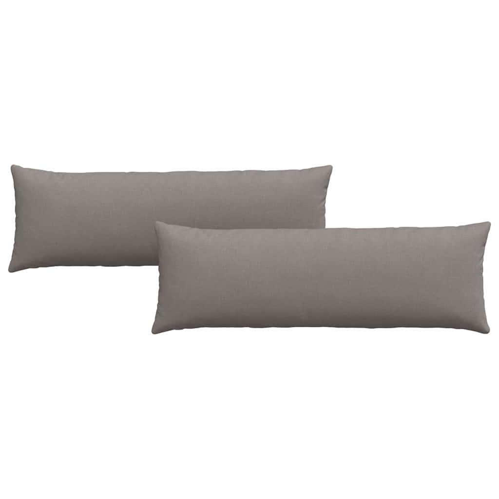 Kanapé párnák 2 pcs Tópszínű 120 x 40 cm szövet