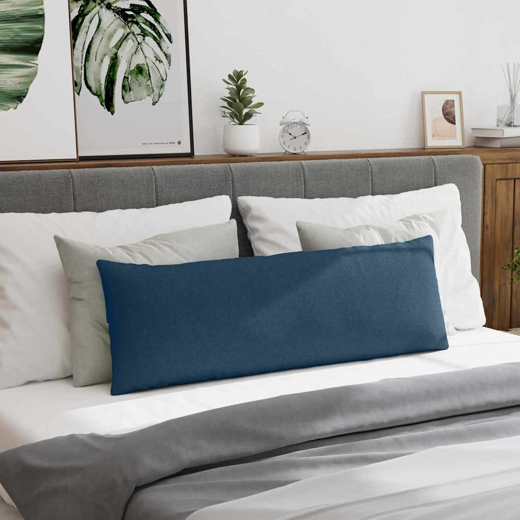 Kanapé párnák 2 pcs Kék 120 x 40 cm szövet
