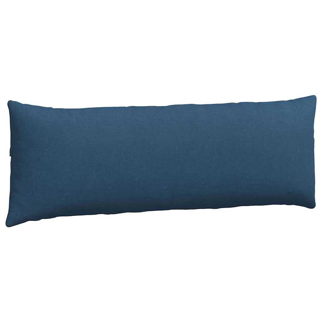 Kanapé párnák 2 pcs Kék 120 x 40 cm szövet