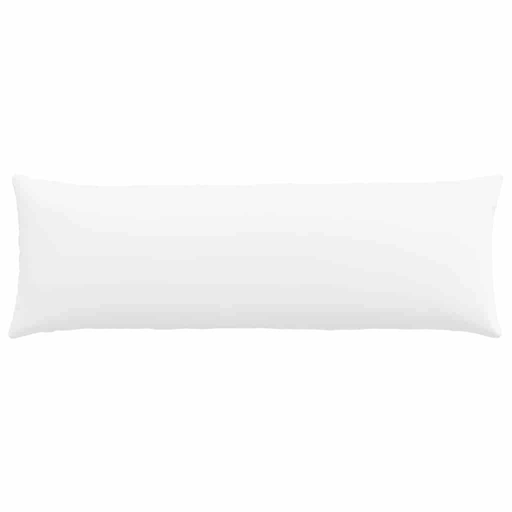 Kanapé párnák 2 pcs Fehér 120 x 40 cm szövet